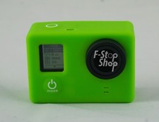 GoPro 4 3+ 3 Hero Silicon Soft Gel Protective Case Cover Silicone Housing Green