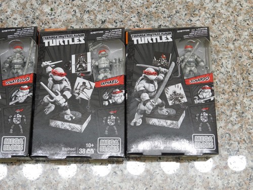 Ninja Turtles Mega Bloks Eastman & Laird Collector Series Set of 4 TMNT - Picture 3 of 4