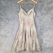Womens Dress XL Babydoll Y2K Boho Embroidered Floral Lace Coquette Flowy Midi
