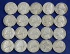 Lot of 40 1938D Jefferson Nickels Readable Dates - Circulated