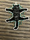 2 Pcs Cat Got Fired Christmas Tree Ornaments - Funny Cat Ornament | Plastic