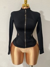 Lulu Black Define Jacket Size 6
