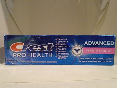Crest Pro-Health Advanced Sensitive Relief Toothpaste, 5.1 Ounce