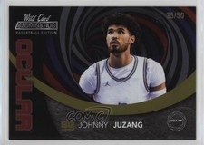 2021-22 Wild Card Alumination Red & Blue Double Swirl 35/50 Johnny Juzang 19bk