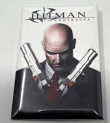 Hitman Contracts Button Pinback PS2 Playstation 2 Xbox Video Game Promotional