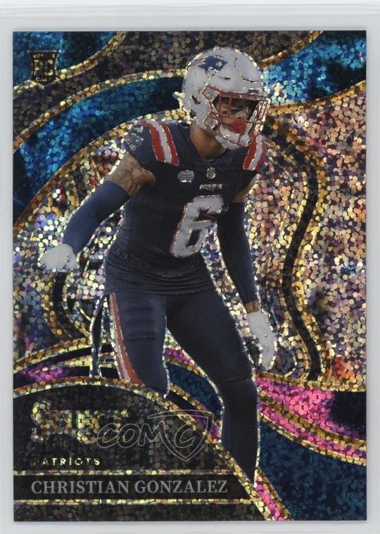 2023 Panini Select Club Level Cosmic Prizm Christian Gonzalez Rookie RC 1d0h