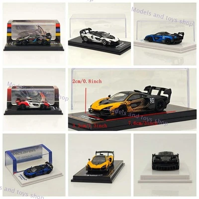 CM MODEL CM 1/64 Mclaren Senna GTR Racing Sports Diecast Model Car Ornaments Supercar