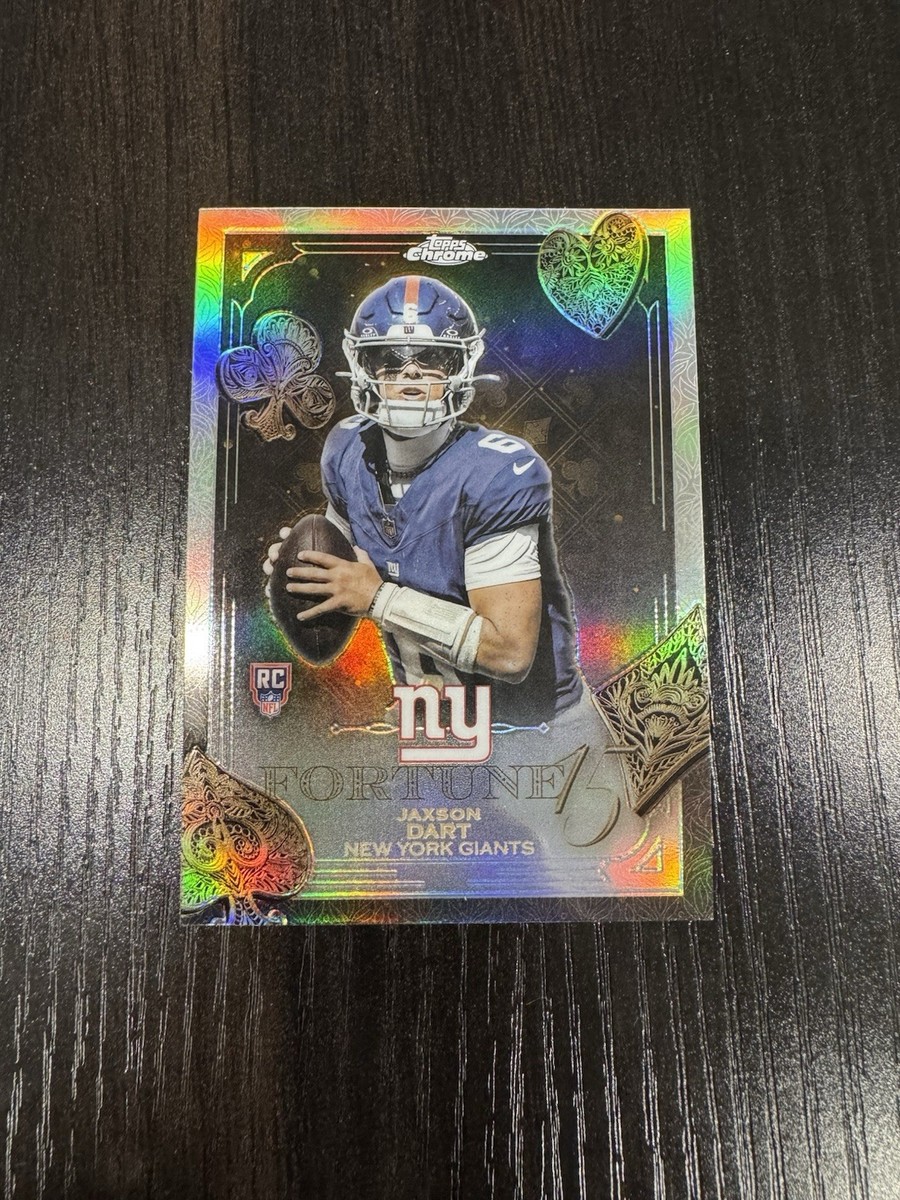 2025 Topps Chrome Jaxson Dart Fortune Refractor Insert #F15-23 New