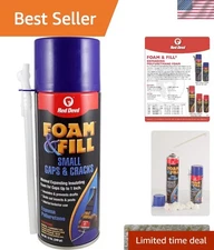 Eco-Friendly Expanding Foam Sealant - Sandable & Paintable, 12 oz Off-White