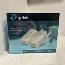 New TP-Link AC1350 TL-WPA8630KIT AV1300 Gigabit Powerline Wi-Fi Extender