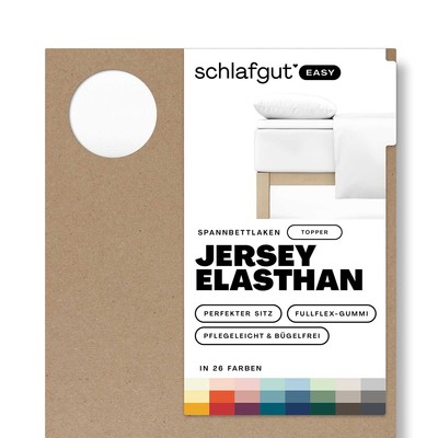 Adam Matheis Topperbezug EASY Jersey BL 160x200 cm weiß