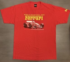 Vintage 90s Ferrari Racing 1999 F-1 World Champions T-shirt size XL