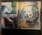 Activision Call of Duty Black Ops Xbox 360 2010 Steelbook Edition disk/manual
