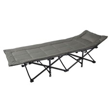 Sdraio da trekking pieghevole 187 × 68 cm, grigio - A