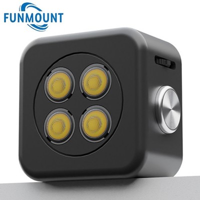 FUNMOUNT 18W Magnetic Led Video Fill Light Flash Light All-in-One For Smartphone