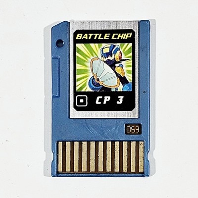Mega Man Network Advanced PET Battle Chip CP 3 #053 FUUJIN RACKET ATTACK Rockman