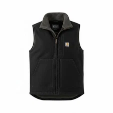 Carhartt Sherpa Lined Mock-Neck Vest Workwear Jacket