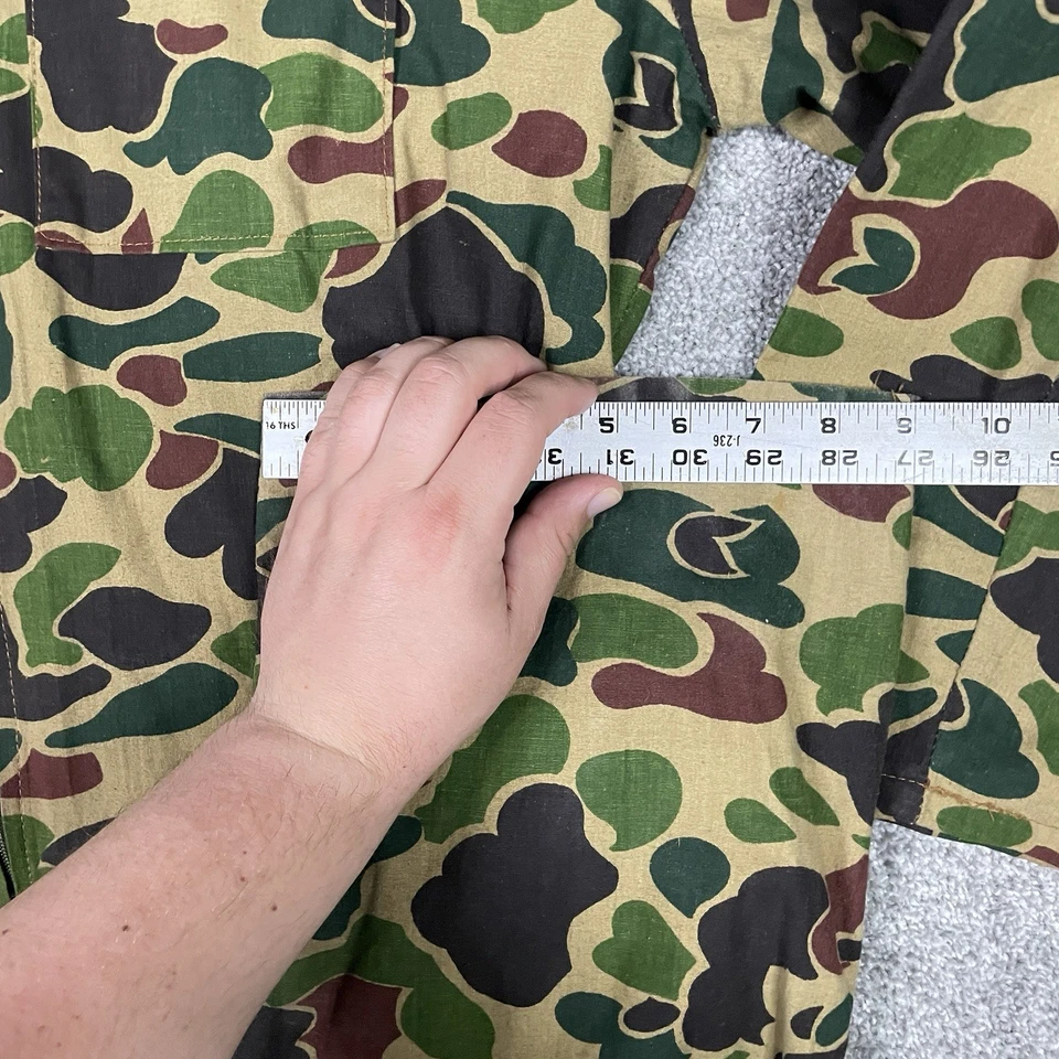 Vintage SafTbak Coveralls Mens XL ? Camo Full Zip Lined Hunting Outdoors See Pic - Image 2 of 4