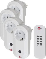 Brennenstuhl RC CE1 4001 Funksteckdosen Set Fernbedienung Handsender 4 StüCk