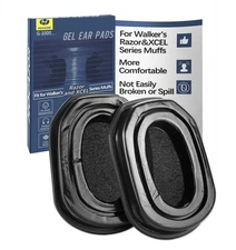 G-1000 Replacement Gel Ear Pads Compatible with Walker's Razor Series Shootin...