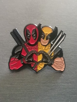 DEADPOOL WOLVERINE MARVEL MOVIE Pin Badge Patch Neu Hochwertig