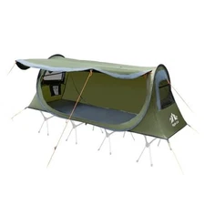  Pop-up Camping Tent: 1 Person Tent Waterproof Instant Easy Setup Tunnel Tent 