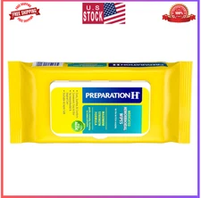 Preparation H Flushable Wipes – 48 Count, Witch Hazel for Soothing Relief