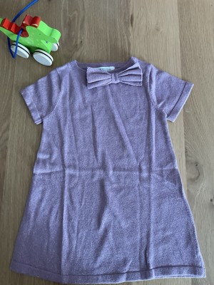 H&M Kleid Gr. 92 Strickkleid Mit Glitzer