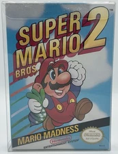 Super Mario Bros 2 NES CIB Complete in Box Nintendo