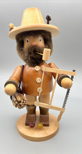 Christian Ulbricht 11” Woodsman Incense Burner Smoker Germany Logger Natural