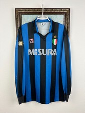 Inter Milan Home football shirt 1989 Soccer Long Sleeve Maglia Jersey Mens L