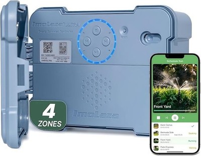 Imolaza Ultra Smart Sprinkler Controller - Wifi App Remote Control & Fault Alert