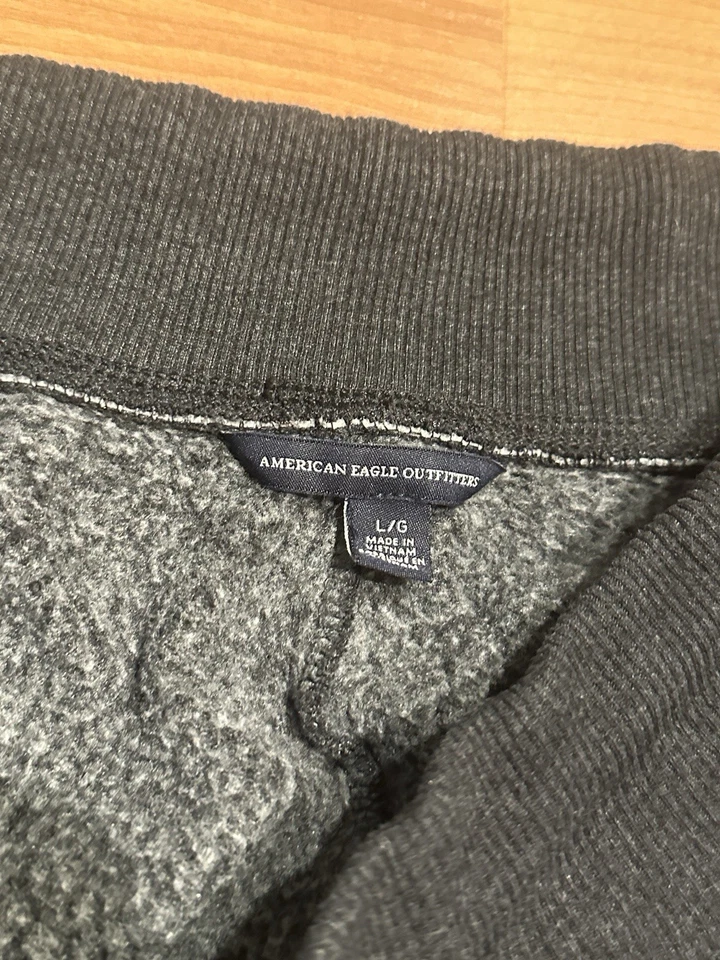 Женские тренировочные штаны Y2K American Eagle большие черные фиолетовые широкие штанины Live Your Life - Изображение 3 из 4