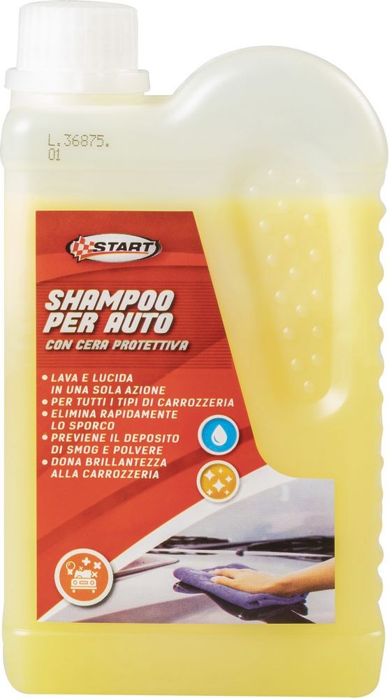 Shampoo per auto con cera 500ML per tutte la carrozzerie