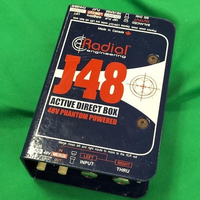 Radial J48 Active Direct Box Used Balanced Audio DI Transformer