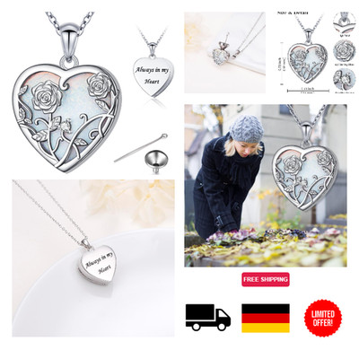 Flyow Urne Halsketten 925 Silber Feuerbestattung Schmuck Anden