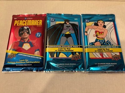 2025 Upper Deck San Diego Comic Con Exclusives DC Comics Packs - 34 Cards