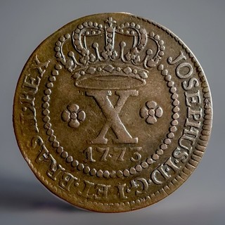 Brazil 10 Reis 1773 Nice Grade
