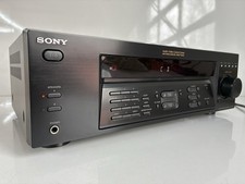 Sony STR-DE185 AM/FM Stereo Receiver Tested Working No Remote Black 2-Channel