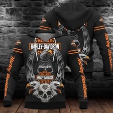 Personalized Harley Racing Davidson 3D Hoodie , Unisex Adults S-5XL