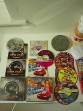 Mega Cd Game Bundle Mortal Kombat , Road Avenger , Sega Arcad Manual + Tin Cards