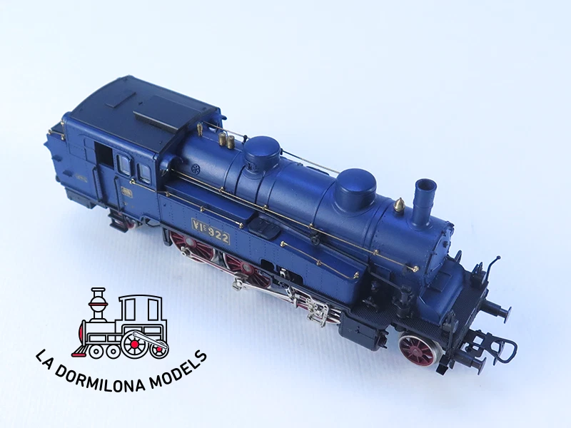 FP1730 H0 =DC LILIPUT Tenderdampflokomotive VI c 922 Baden Blau - S/C - Imagen 2 de 4