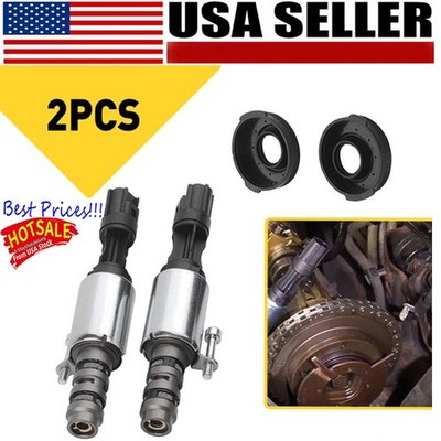 2PCS VCT VVT Variable Valve Timing Solenoid For 04-10 Ford F-150 05-14 Lincoln