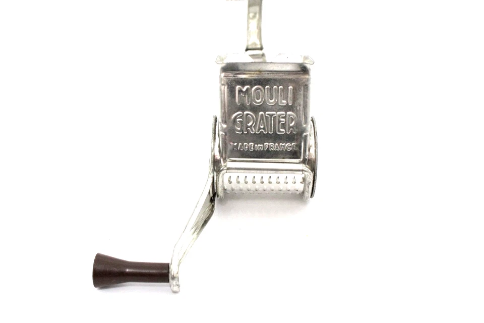 UN RALLADOR GIRATORIO MOULI PRODUCT 8" HECHO EN FRANCIA PATENTE EE. UU. VINTAGE Foto 4 de 4