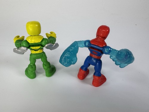 Playskool Super Hero Adventures SPIDERMAN AND VULTURE Rare FIGURE Villain - Picture 2 of 2