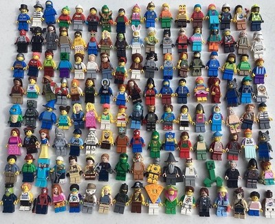 Lego Bulk Minifigure Lot OF 10 100% Genuine Lego Figures Great Condition! LOOK!!