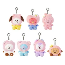 Kpop Idol BTS BT21 Spring Day Series Plush Doll Keyring