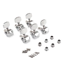 Metallor Guitar String Tuners  Semiclosed Machine Heads Tuning Pegs Keys 6R