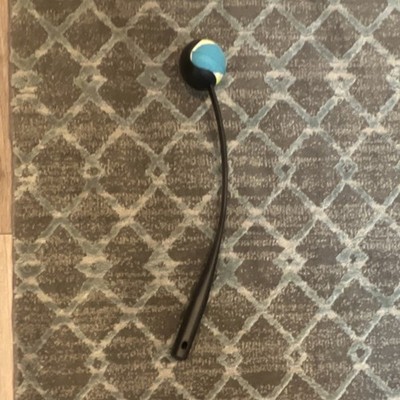 Plastic Ball Thrower Launcher Dog Toy with Blue Ball Interactive Fetch Toy
