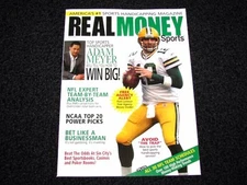 Real Money Sports Magazine Football Issue Green Bay Packers Aaron Rodgers NEW